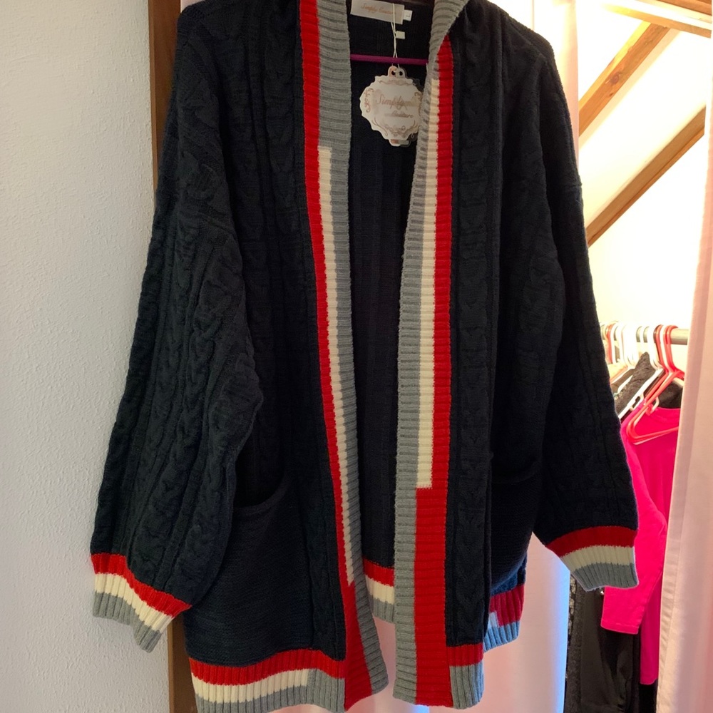 Over-sized cozy sweater